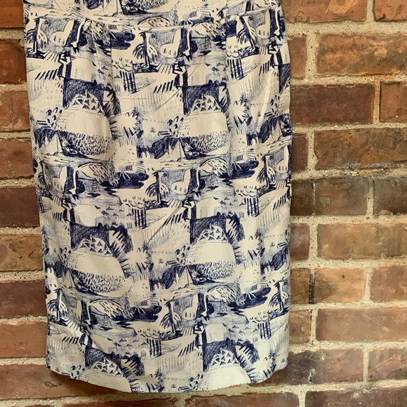 Feral Childe Silk Linen Van Allen Sheath Dress - Picture 5 of 16